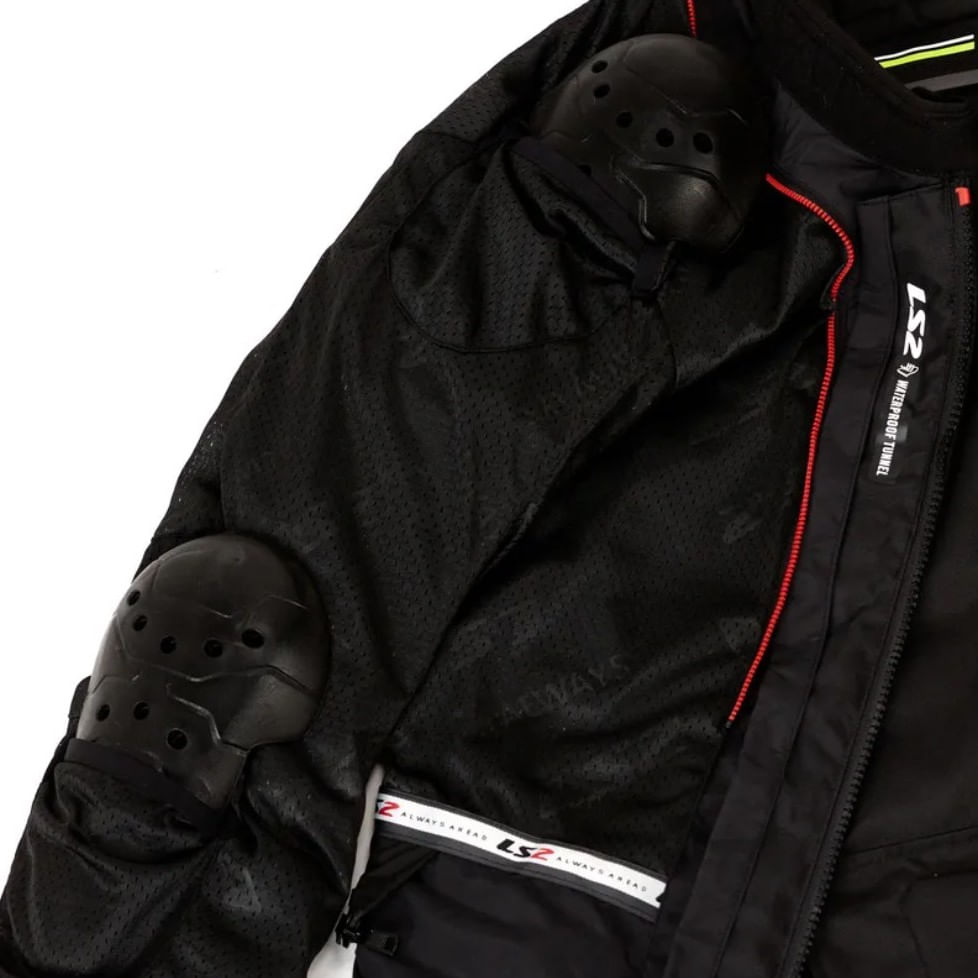 Campera LS2 Shadow Hombre Negro / Gris